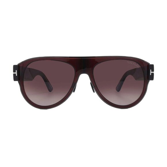 NEW TOM FORD SUNGLASSES BROWN AVIATOR WOMEN EYEWEAR - Picture 2 of 3